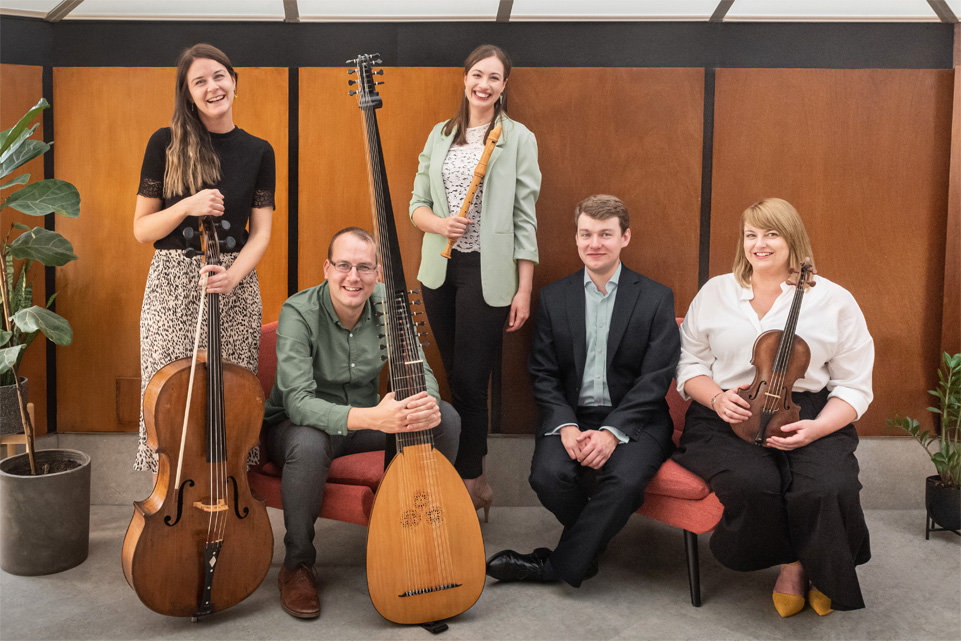 image for news story: Royal College of Music, BBC Radio 3 and the National Centre for Early Music announce Ensemble Augelletti as the New Generation Baroque Ensemble for 2023-25